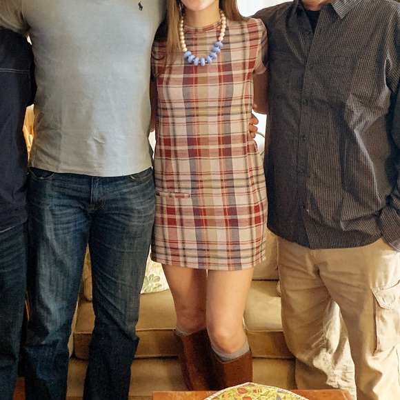 Zara | Plaid Faux Pocket Shirt Dress - Picture 7 of 7